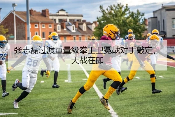 张志磊过渡重量级拳王卫冕战对手敲定，大战在即